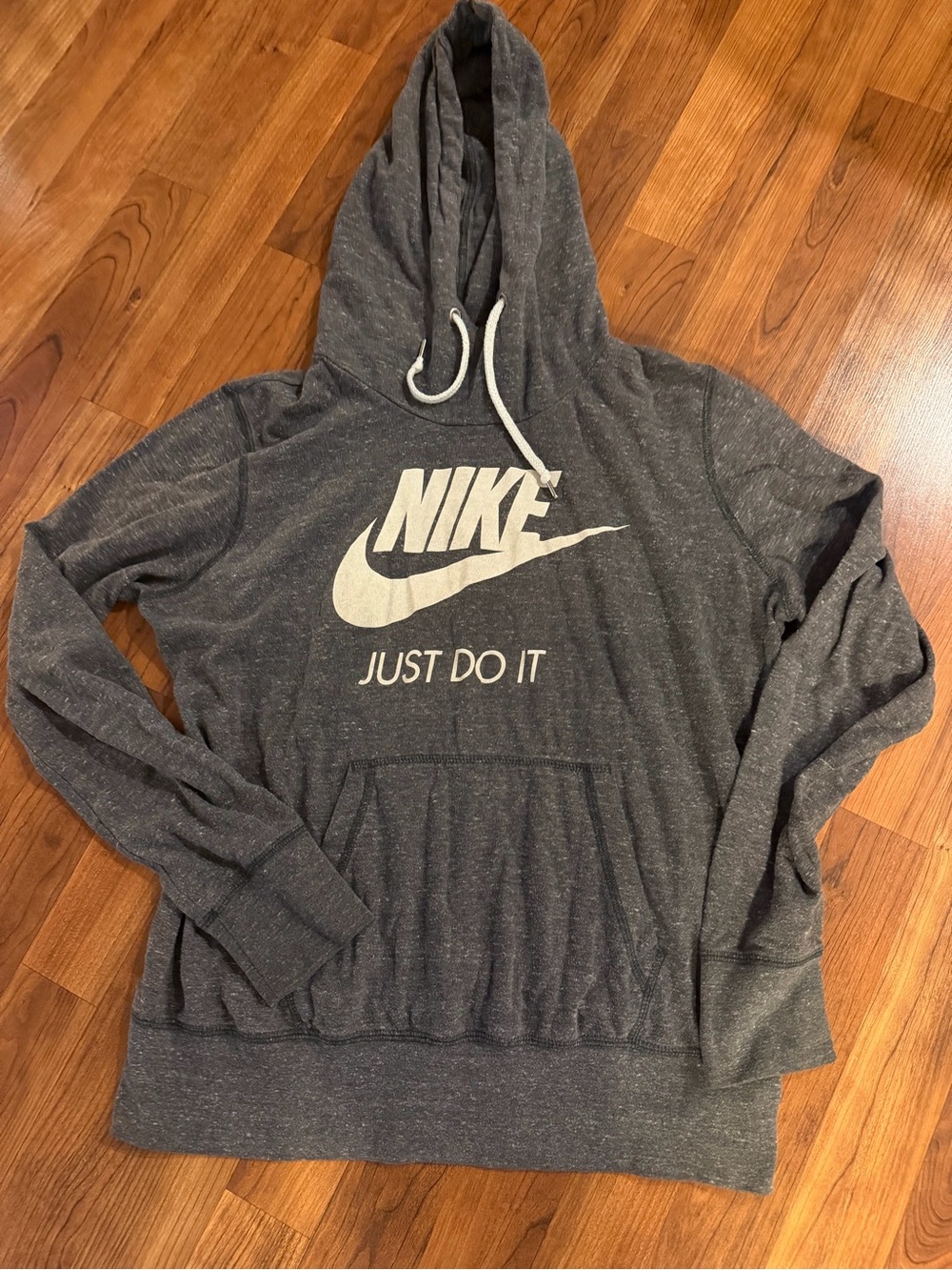 Nike Lightweight Pullover Hoodie in a heathered charcoal/dark gray size XL - Picture 2 of 11